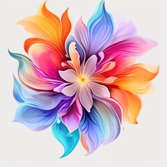 Fototapeta premium abstract flower illustration