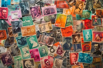 Historic Leaders and Pioneers Postage Stamp Collection