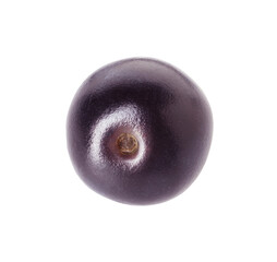 Fresh ripe acai berry isolated on white