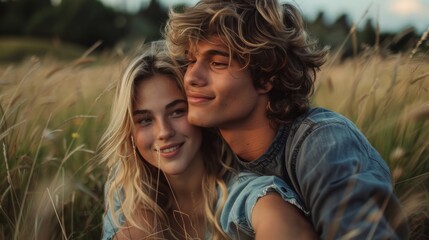 Fototapeta premium Valentine's Day, couples, the most popular flirting tips