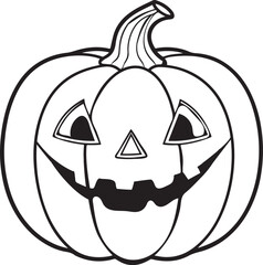 halloween  pumpkin coloring book 