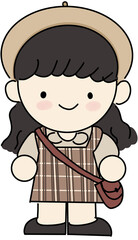 귀여운 여자 아이