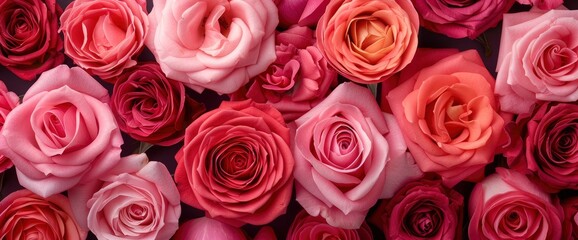 Obraz premium Rose Flowers Background Toned In The Color Of The Year Very Peri, Creating A Trendy And Elegant Look