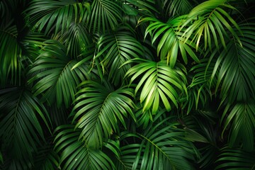 Vibrant Tropical Leaves