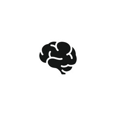 Obraz premium Brain icon vector. EPS 10 editable vector