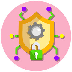 Cybersecurity Threats Icon