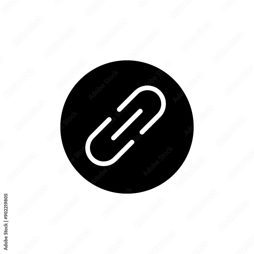 Poster link icon, vector symbol flat illustration for web and app on white background..eps