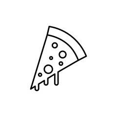 Pizza line icon, outline vector sign, simple flat trendy style Pizza line icon..eps