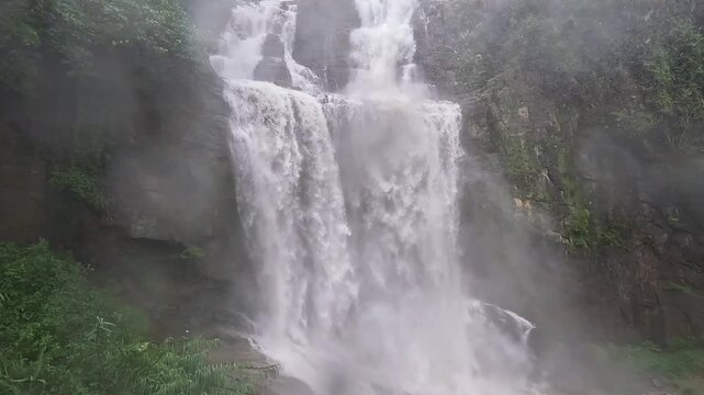 Ramboda waterfall, Nuwaraeliya, Sri Lanka
