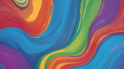 rainbow paint streaks abstract background copy space backdrop art