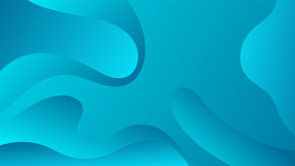 ABSTRACT BLUE BACKGROUND ELEGANT GRADIENT SMOOTH LIQUID COLORFUL DESIGN WITH SHAPES VECTOR TEMPLATE GOOD FOR MODERN WEBSITE, WALLPAPER, COVER DESIGN 