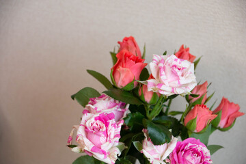 スプレー薔薇の花束