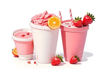 Strawberry Citrus Trio Smoothies