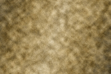 Abstract pattern of golden sand grains under diffused light. Shimmering golden glitter scattered in a random pattern.