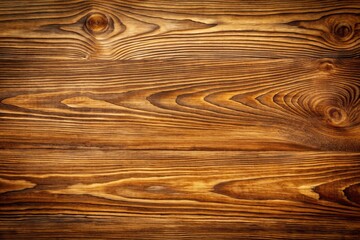 Fototapeta premium Warm brown wood grain texture with natural patterns and subtle imperfections, creating a rich, organic, and abstract background for design and creative projects.