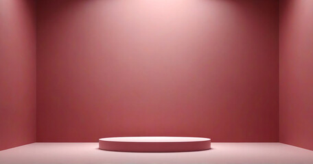 Fototapeta premium room with red curtains