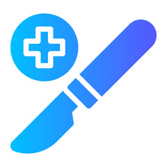 Obraz premium surgery gradient icon
