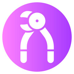pliers gradient icon