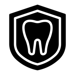 dental care glyph icon