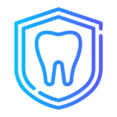 dental care gradient icon