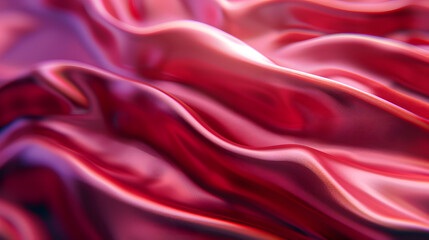 Obraz premium Luxurious Fabrics: Velvet and Silk 3D Backgrounds showcases the creation of opulent textures inspired by velvet and silk. It explores techniques to capture the rich, smooth qualities of these fabrics,
