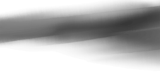 墨のにじみ、黒の水彩グラデーション、手書き風、和風の背景、バナー、コピースペース、テンプレート。