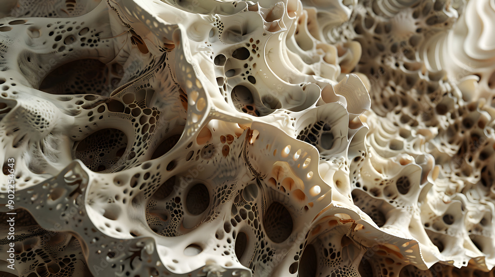 Fototapete organic forms nature-inspired 3d background textures delves into the creation textures inspired the 