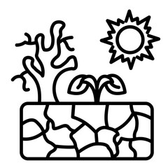Drought Resistance Icon