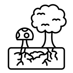 Mycorrhizae Icon