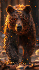 Bear in forest