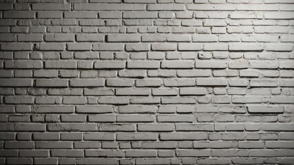Obraz premium white brick wall with grungy texture for background