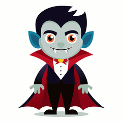 Vampire  Color Vector illustration
