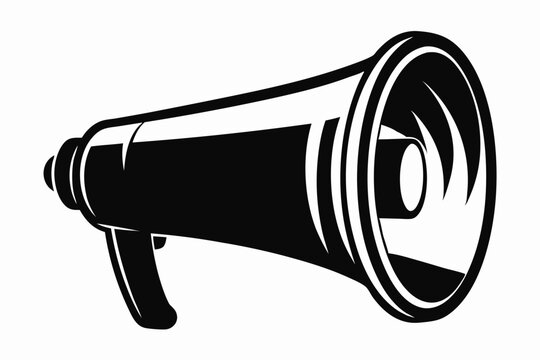 recommend clip art: megaphone icon, megaphone silhouette vector, Loudspeaker megaphone line art icon 
                    
                    