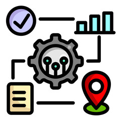 Technology Roadmap Icon