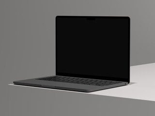 3D rendered mockup, laptop mockup to showcase your design work