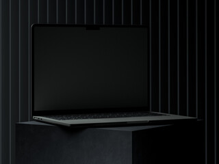 3D rendered mockup, laptop mockup to showcase your design work