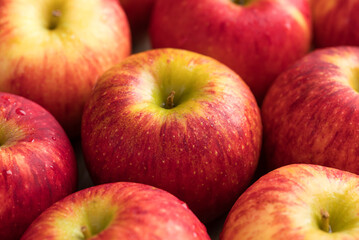 Red apple fruit (Envy apple) texture background