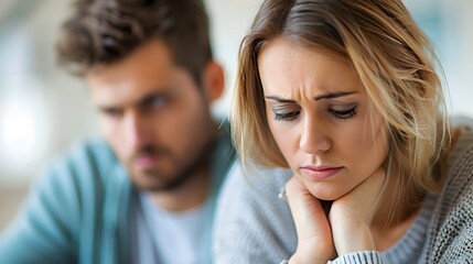 Determined Young Couple Strategizing Debt Repayment & Financial Planning Together