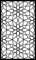 Geometric and simple pattern for panel, background, and cutting art