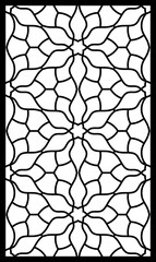 Geometric and simple pattern for panel, background, and cutting art