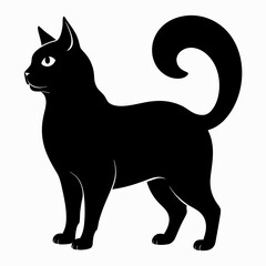 American Bobtail Black silhouette