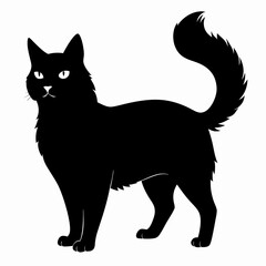 American Bobtail Black silhouette