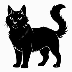 American Bobtail Black silhouette