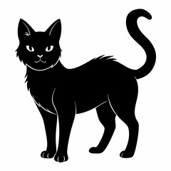 American Bobtail Black silhouette