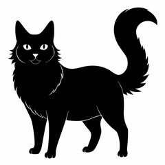 American Bobtail Black silhouette