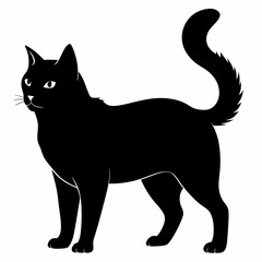 American Bobtail Black silhouette