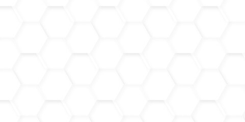 	
Abstract white background with hexagons. modern hexagon polygonal pattern background vector. seamless bright white abstract honeycomb background.	