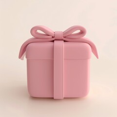 3D cute gift box icon 