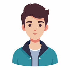 Boy character  Silhouette Vector Illustration