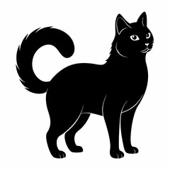 American Curl Black silhouette